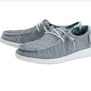 Hey Dude Wendy Sox Ice Grey Size 9